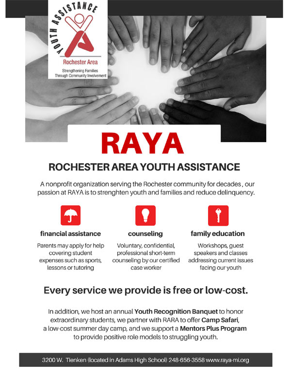Home Rochester Area Youth Assistance