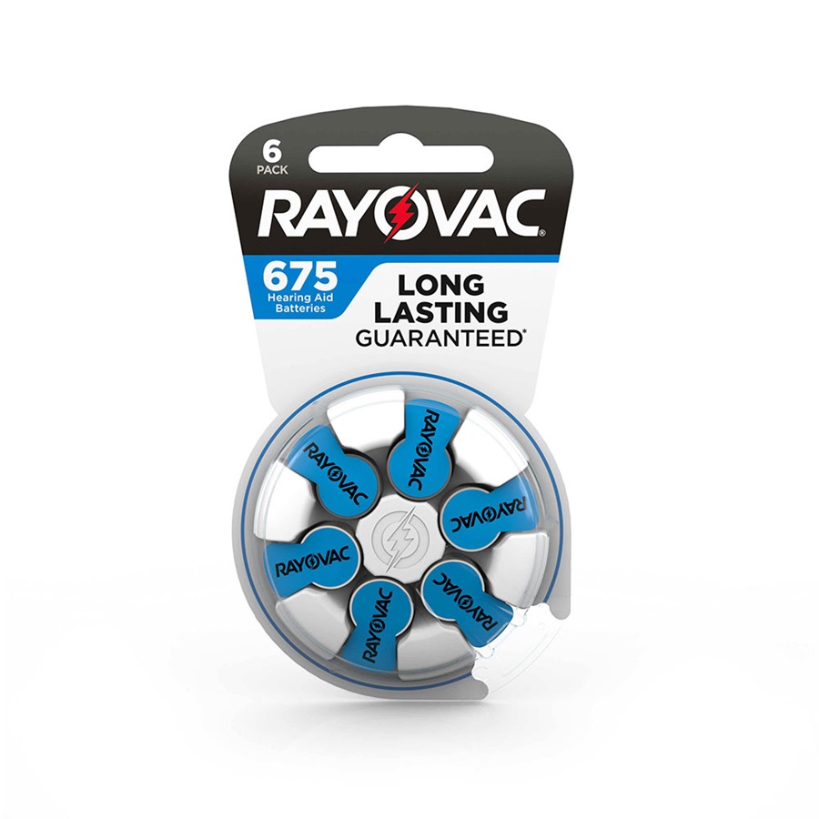 Size 675 Hearing Aid Batteries Rayovac