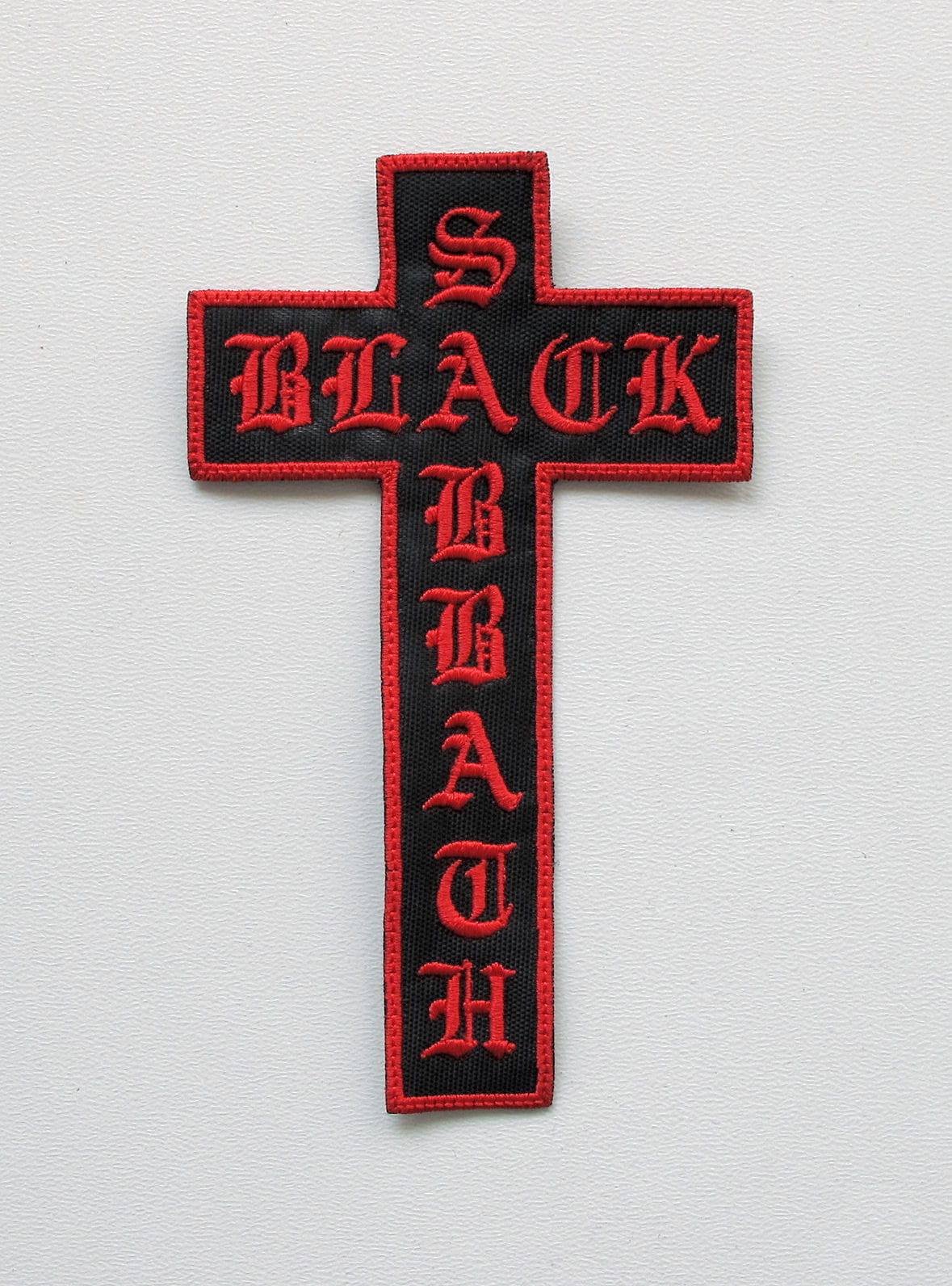 BLACK SABBATH Cross Embroidered Patch.JPG