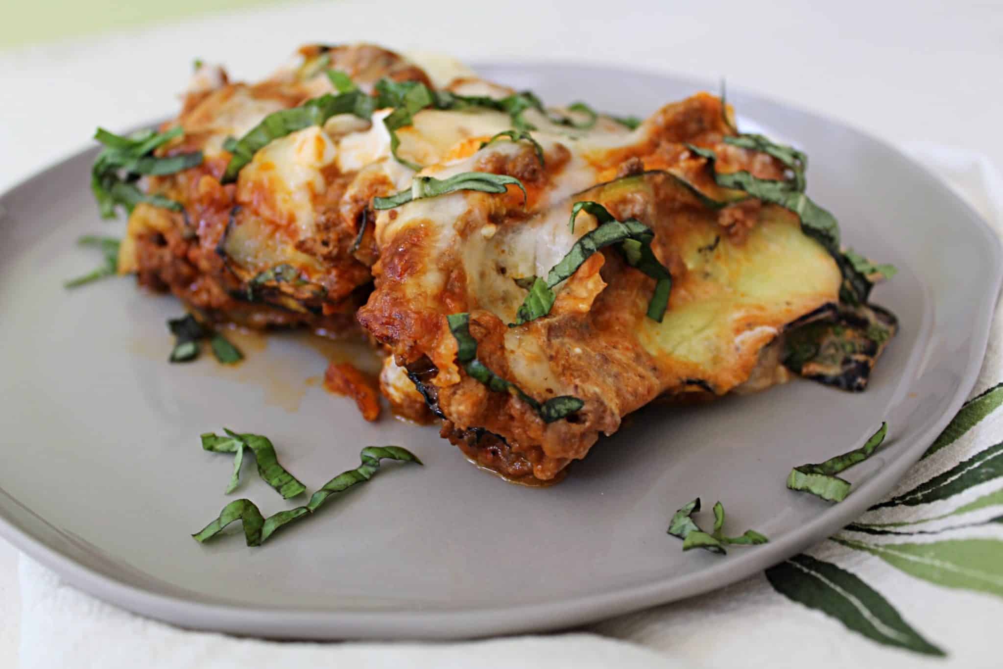 Our Grilled Vegetable Lasagna is Diabetes Friendly and Glutenfree