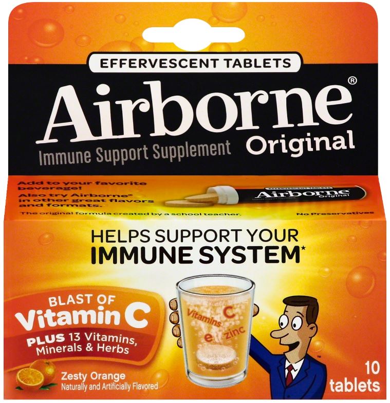 AIRBORNE® Original Effervescent Tablets Zesty Orange