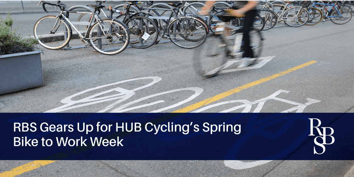 RBS Gears Up for HUB Cycling’s Spring Bike to Work Week