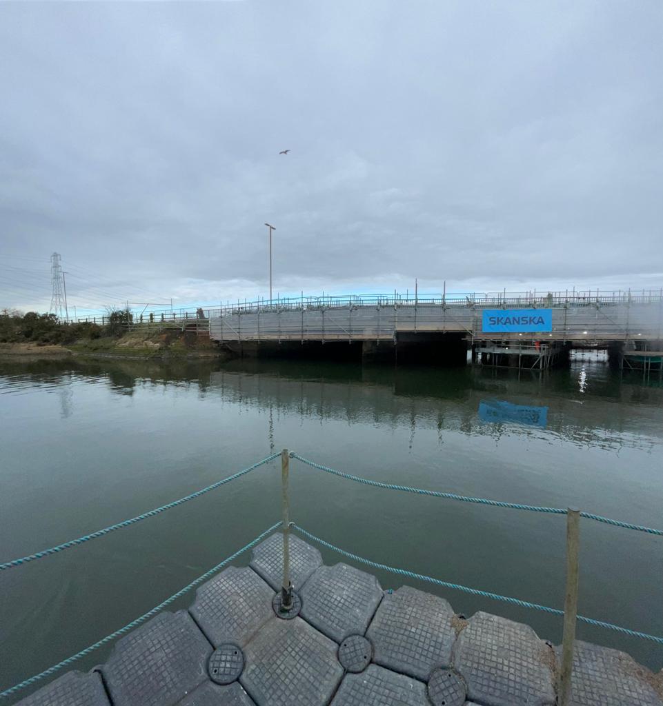 Redbridge Causeway Southampton RBS Scaffolding