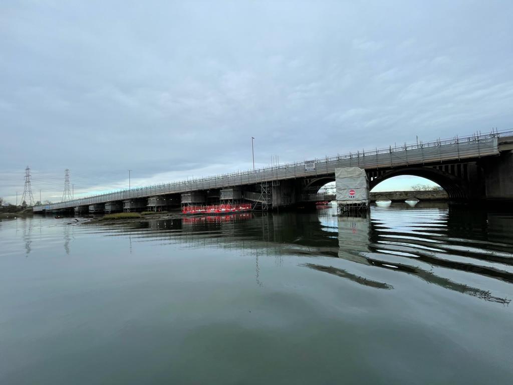 Redbridge Causeway Southampton RBS Scaffolding