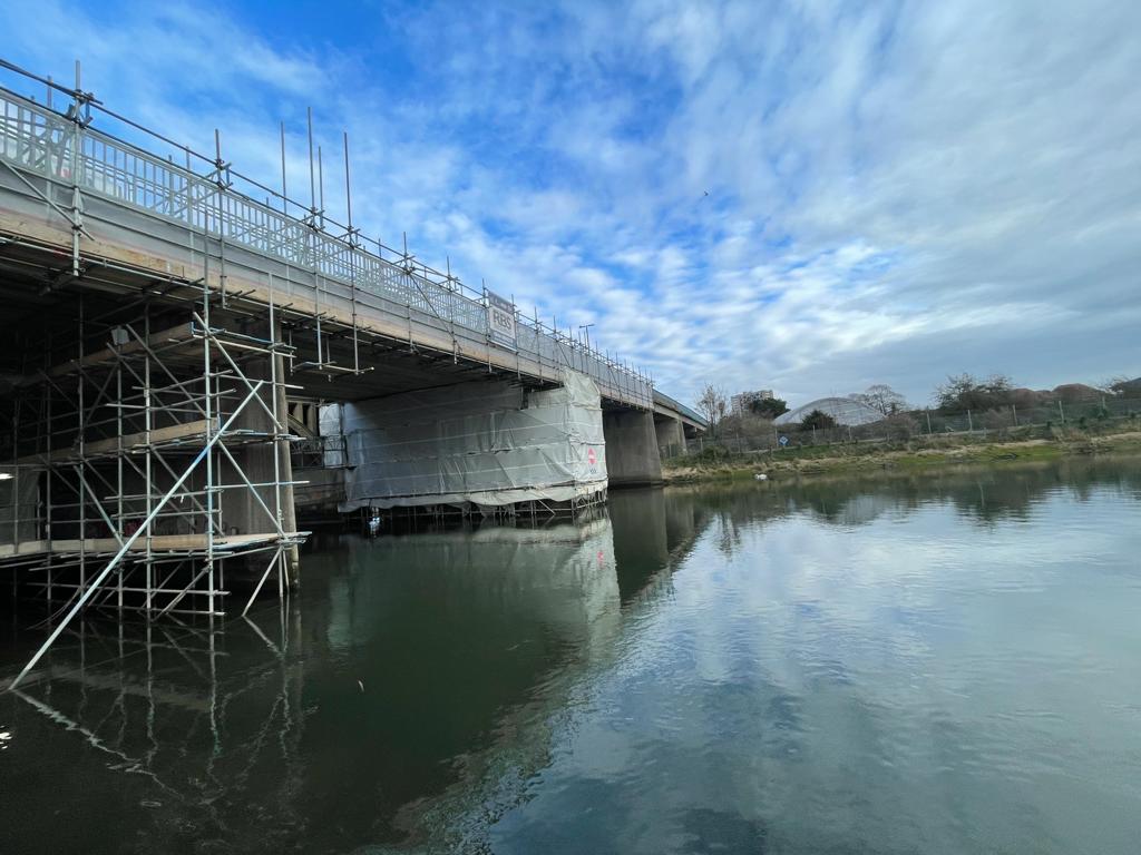 Redbridge Causeway Southampton RBS Scaffolding
