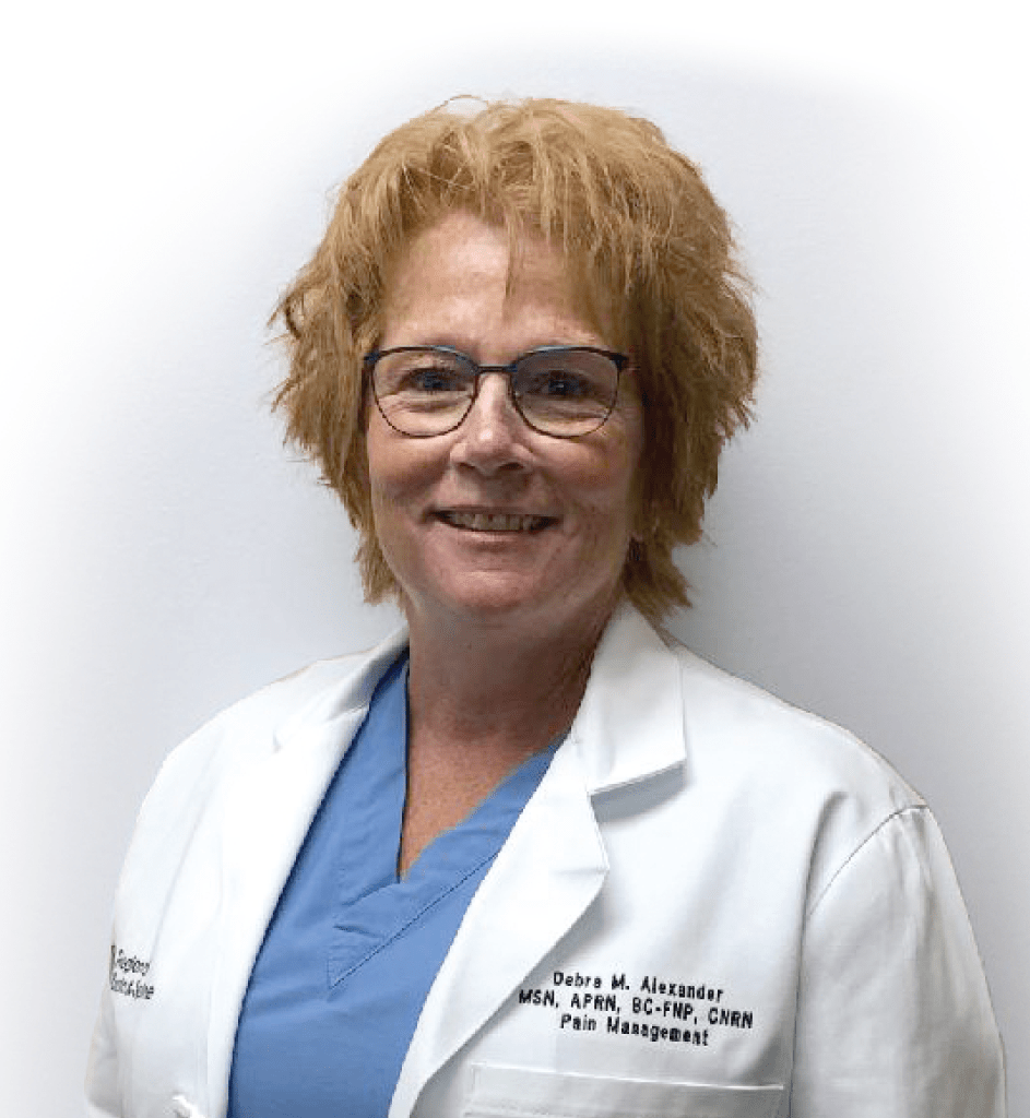 Debra Alexander, MSN, APRN, BCFNP, CNRN Regional Brain & Spine