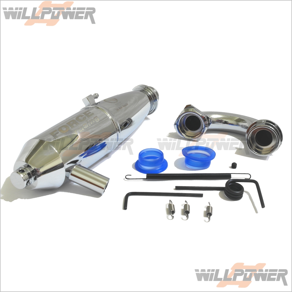 FC Exhaust Pipe for 3236 Engine MF009 (RCWillPower) Force Model