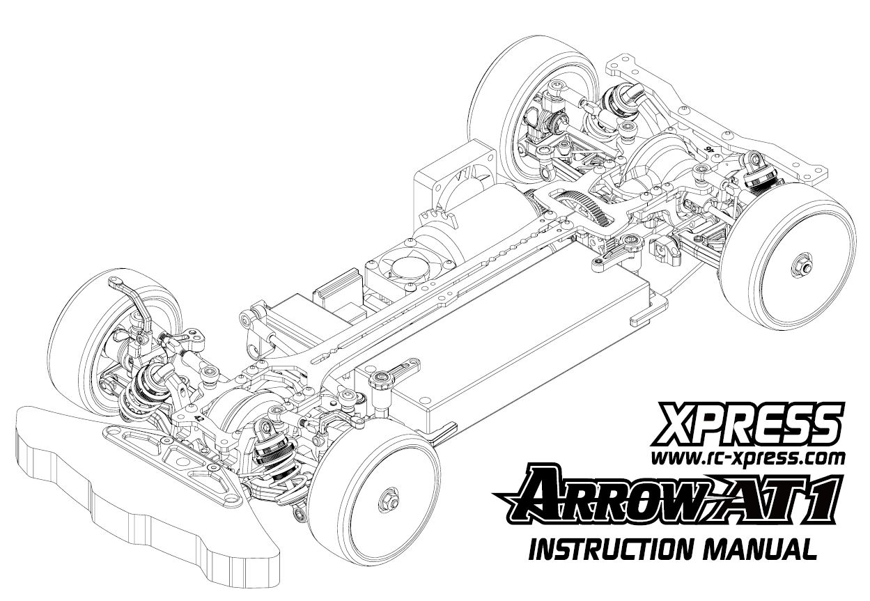 Arrow AT1 1/10 Competition Shaft Drive Touring Car Kit