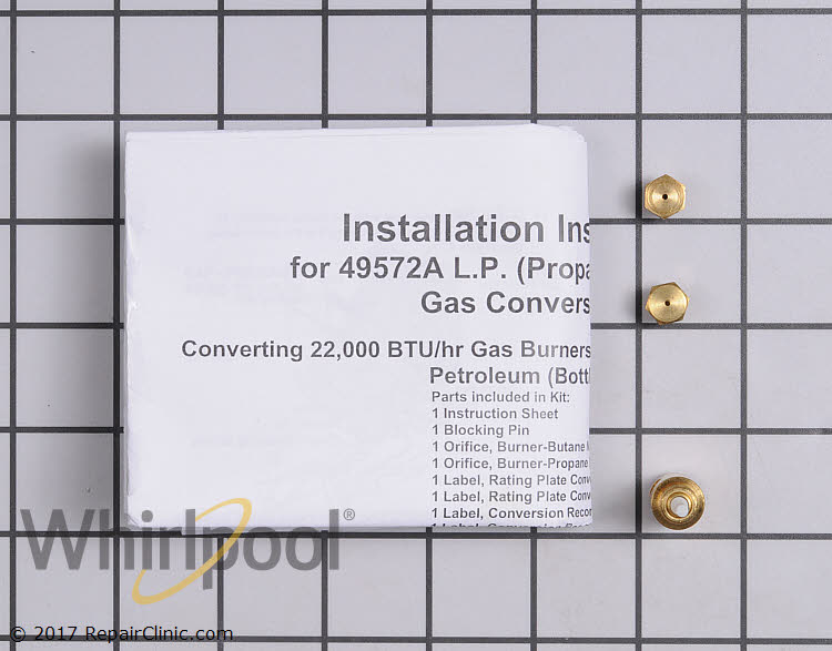 Conversion Kit 49572A Whirlpool Replacement Parts