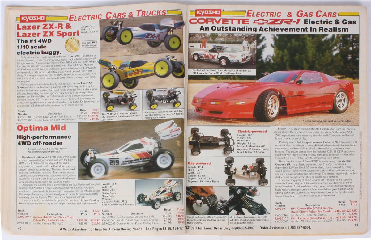 Behold the Wonders of the 1992 Tower Hobbies Catalog RC Car Action