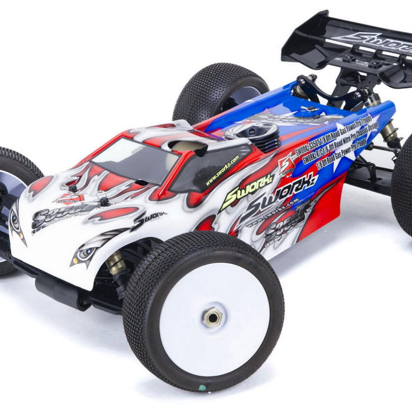 SWORKz S350T US Edition 1/8 Nitro Truggy Kit RC Car Action