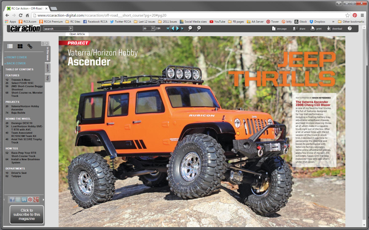 VIEW INSTANTLY Off Road & Short Course Special Issue RC