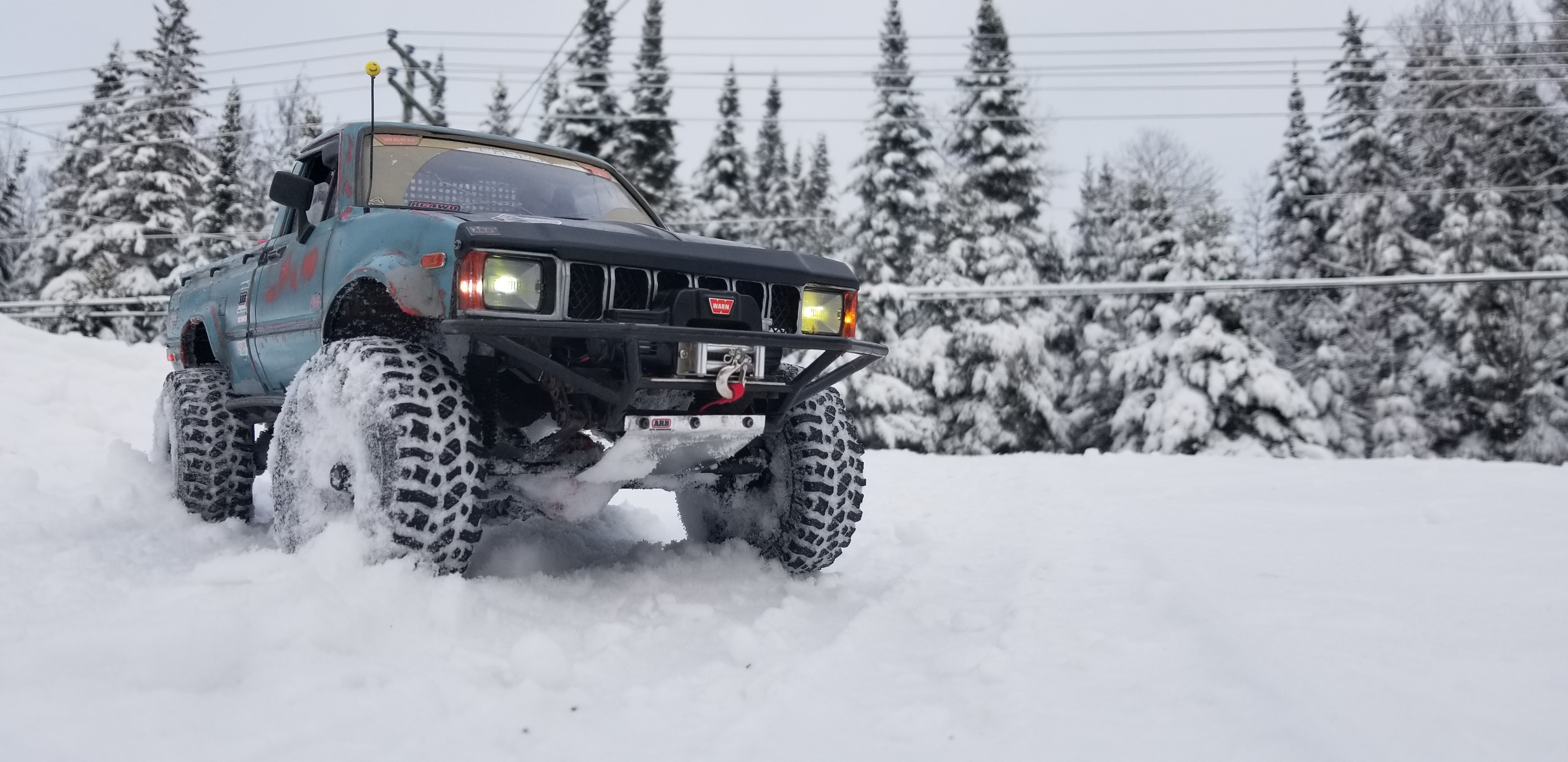 HighDetail Hilux RC Car Action