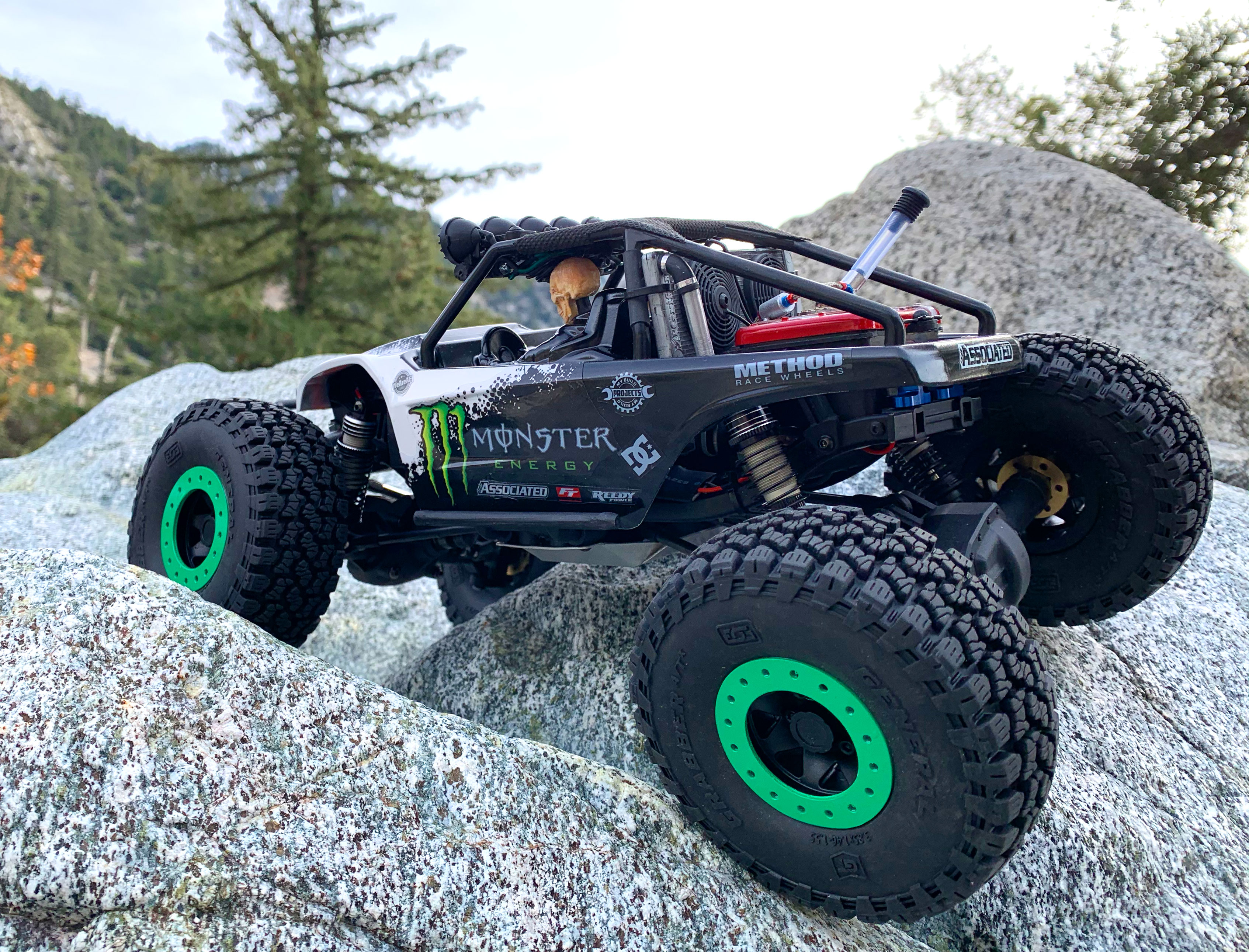 Monster Energy CR12 Custom Build RC Car Action