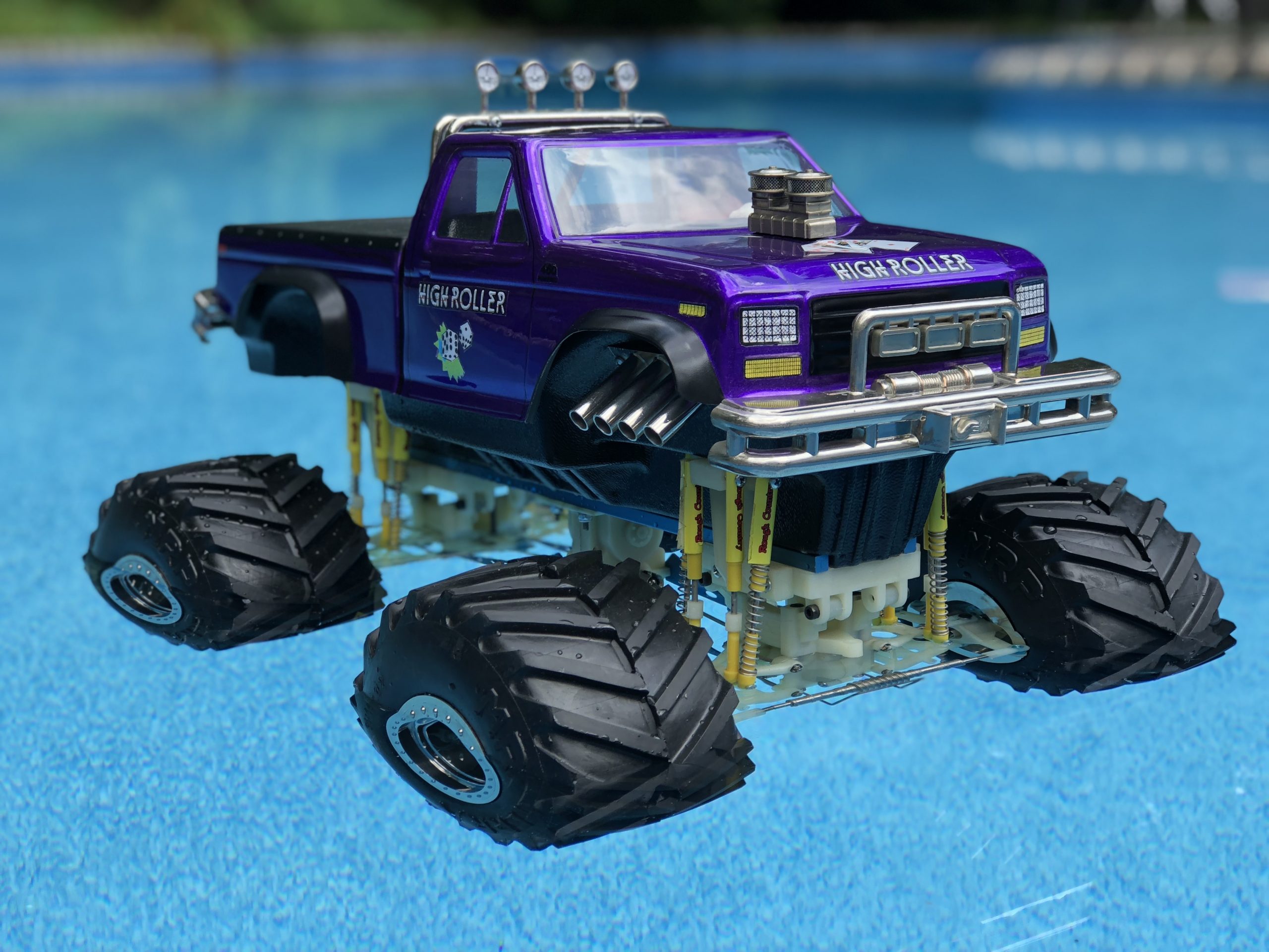 Vintage MRP High Roller...IT FLOATS RC Car Action