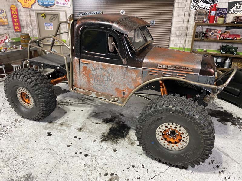 Patina Power Wagon Adding Realistic Patina to A Clear Lexan Body RC