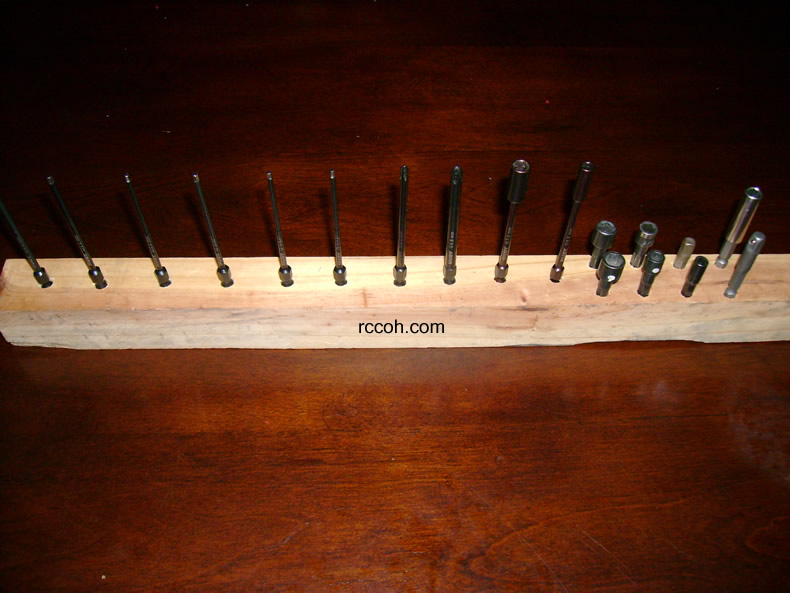 RC Tools and Tips Tool Bit Holder RCCOH