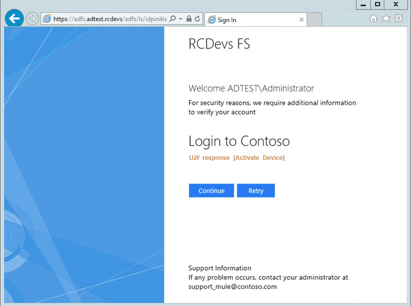 MFA with Microsoft ADFS RCDevs Security