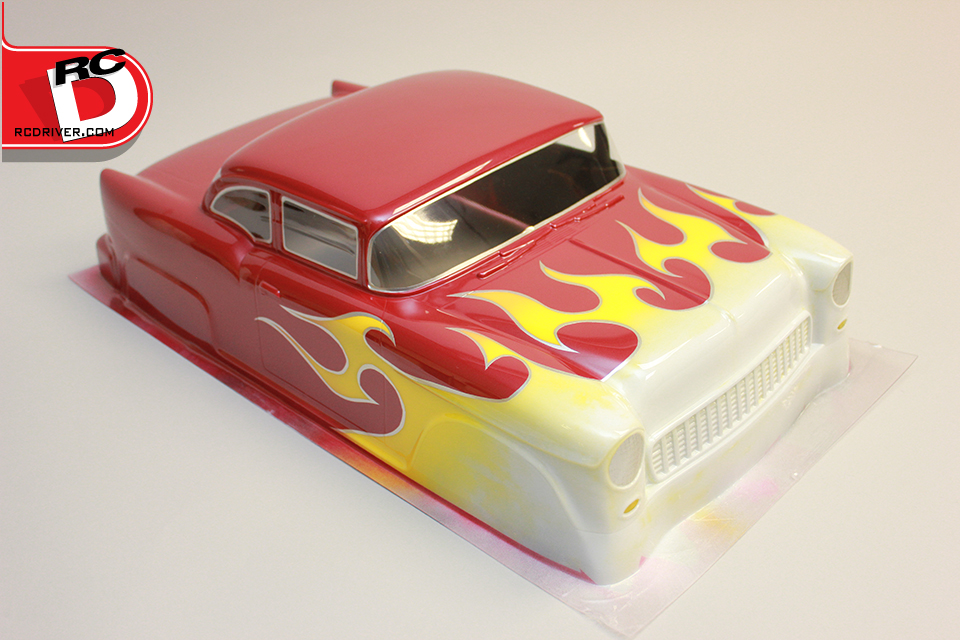 Classic Flame Graphics with Duratrax Paint RC Driver