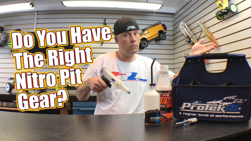 Be Preppared To Pit Here's what you need for nitro racing pit stops