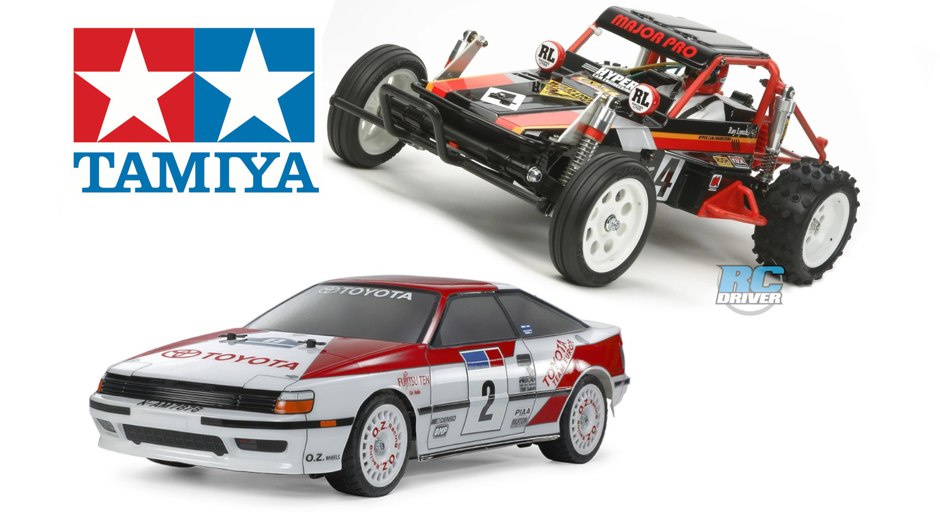 Tamiya Toyota Celica GTFour & Wild One ReReleases RC Driver