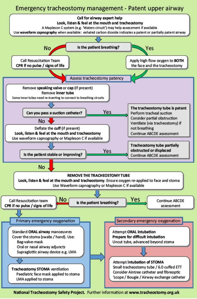 Emergency Tracheostomy Management the ‘Green’ Algorithm