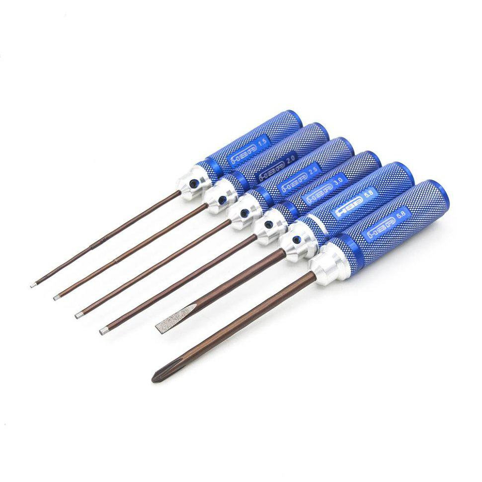 80216 RC Tools Set Screwdriver, Hex Head Screw Drivers RC High Performance Hobbies