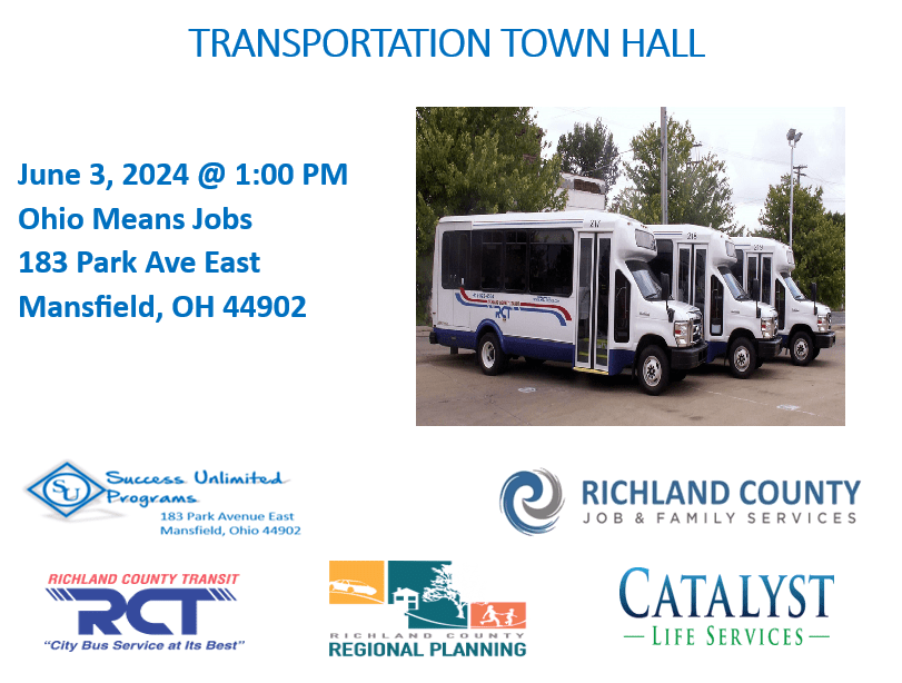 Transportation Town Hall Richland County Job & Family Services