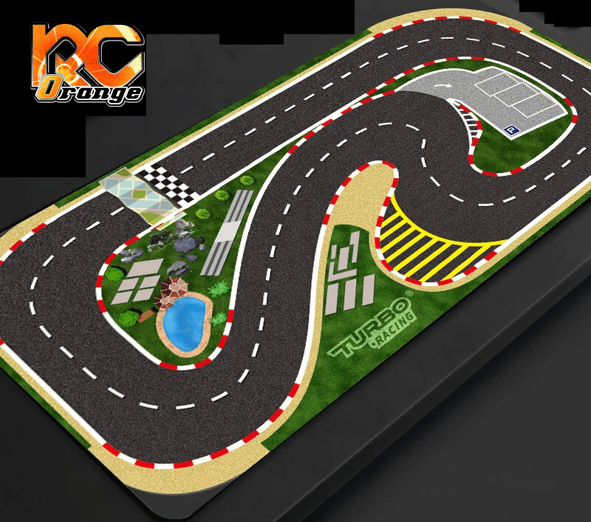 TURBO RACING MATS PISTE POUR MINI VOITURE 1/76 ème