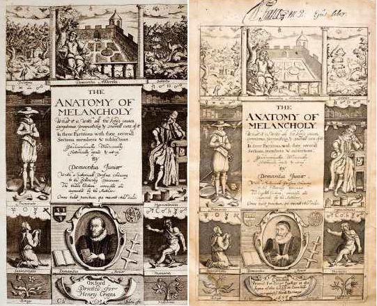 Robert Burton's The Anatomy of Melancholy Royal College