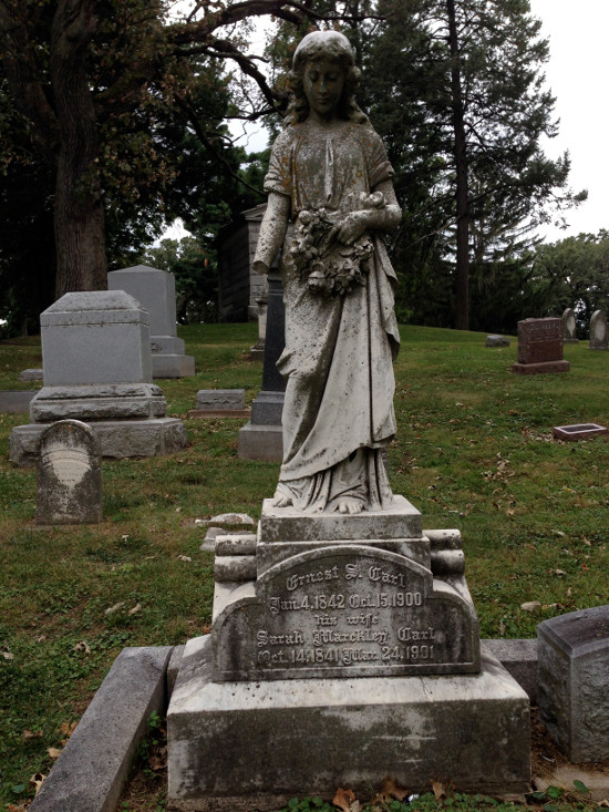 Art for the Quick and the Dead Exploring the Sculptures of Quad Cities Cemeteries River