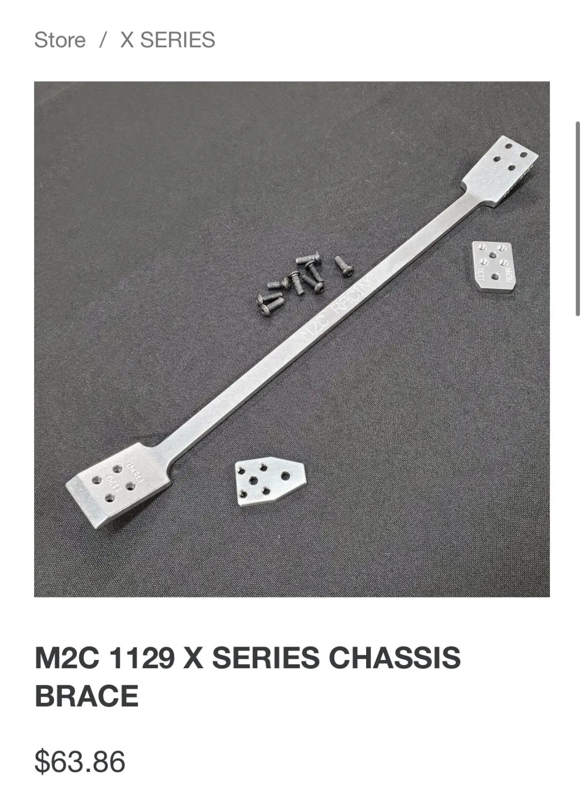 M2C XMaxx chassis brace Screw Size? RC Talk Forum