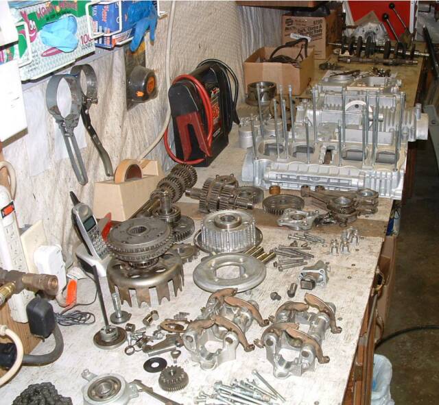 Randy's Cycle Service & Restoration: 1970 Honda CB750 KO engine