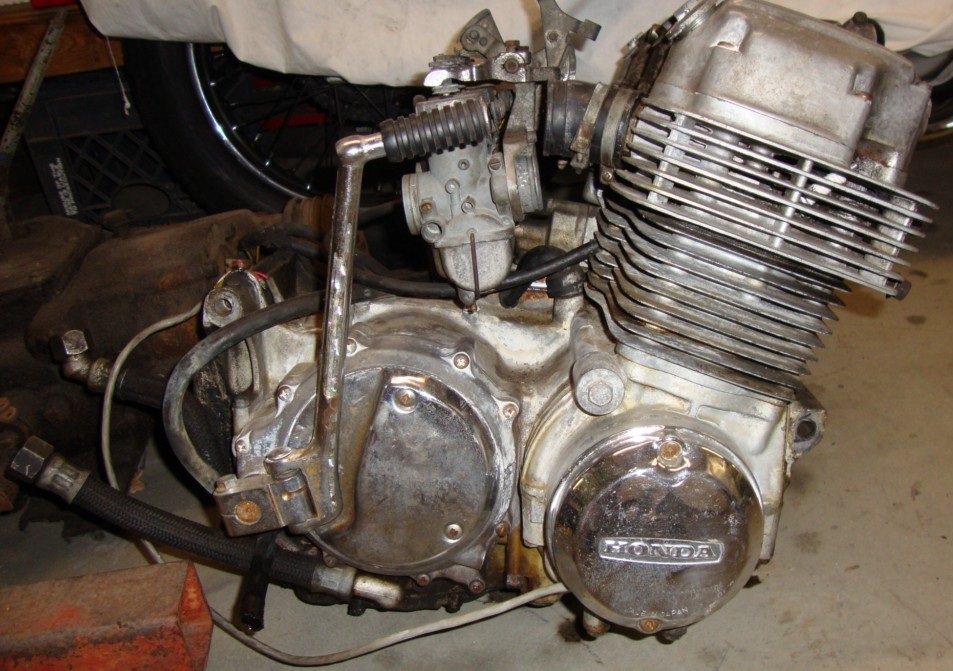 Randy's Cycle Service & Restoration 1974 Honda CB750 K4 engine with