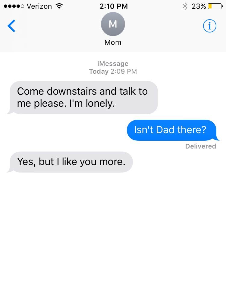 Funny Text Messages Hilarious Texts From Parents Gone Bad Reader's
