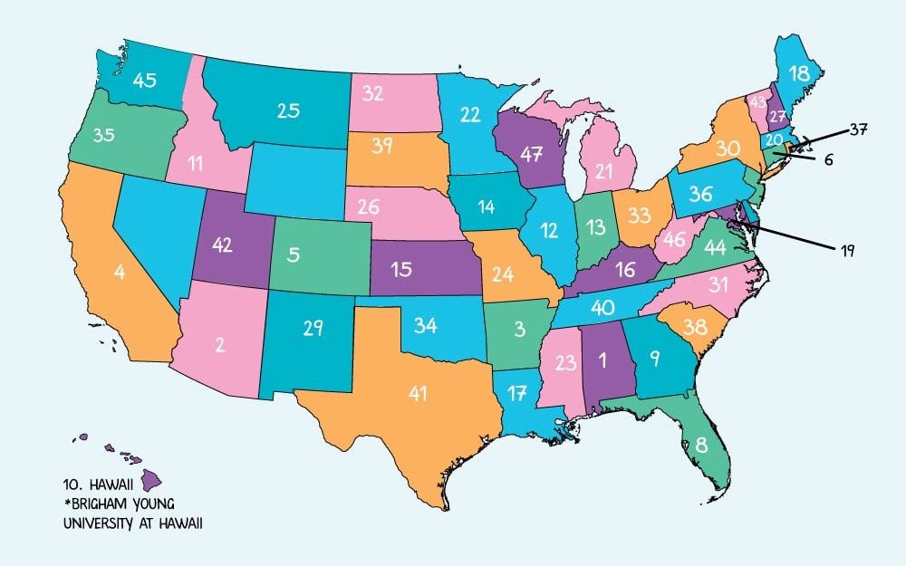 Colleges In Oklahoma Map Map Of Western Hemisphere