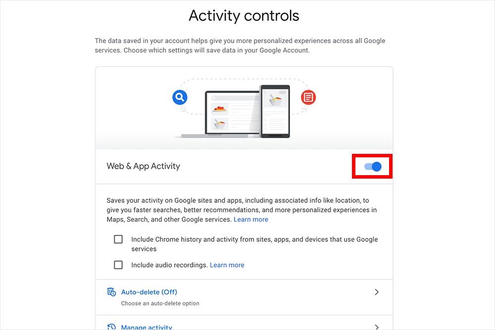 Google "My Activity" See and Delete Your Activity Reader's Digest