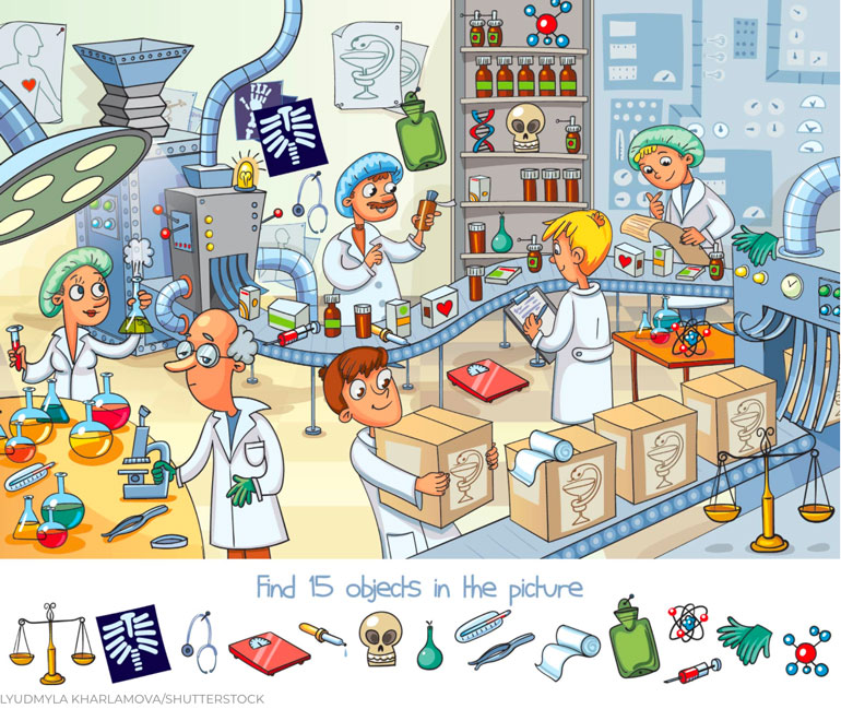 Find The 15 Hidden Objects In This Picture Reader's Digest Asia(026)