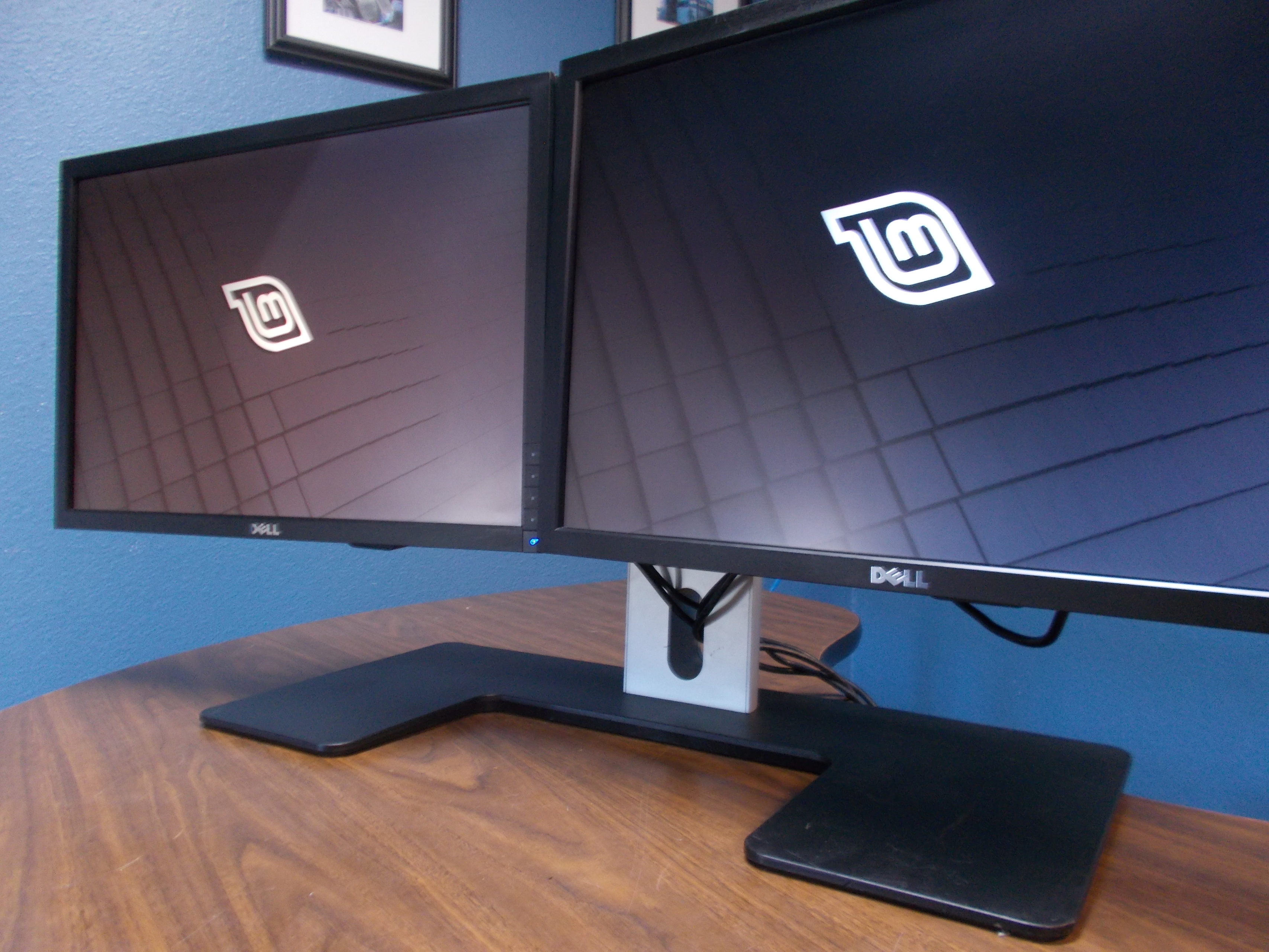 Dell 20" Widescreen Dual Monitor Display (1 Base, 2