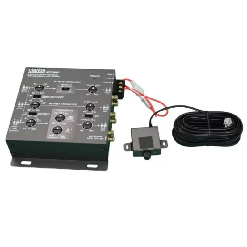 Clarion MCD360V 3-Way 6-Channel Input Electronic Crossover | W/ 5-Volt