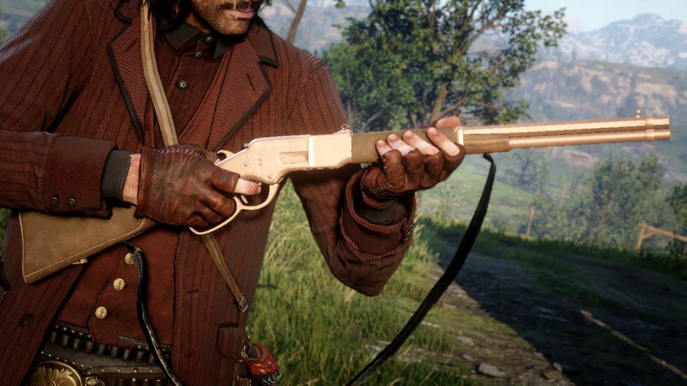 Copper and Tempered Steel Gun Metal Red Dead Redemption 2 Mod