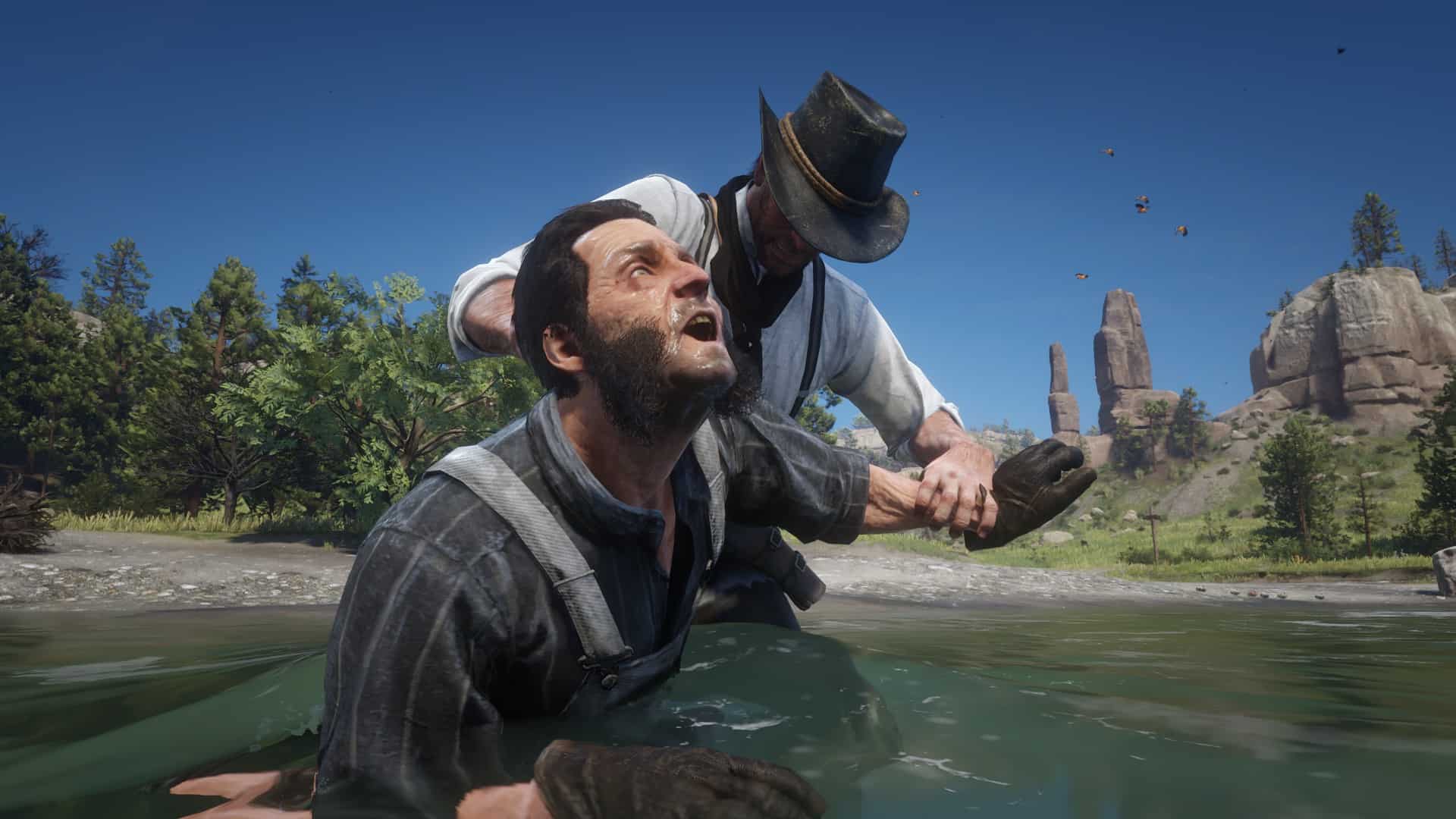 Drown NPCs Red Dead Redemption 2 Mod