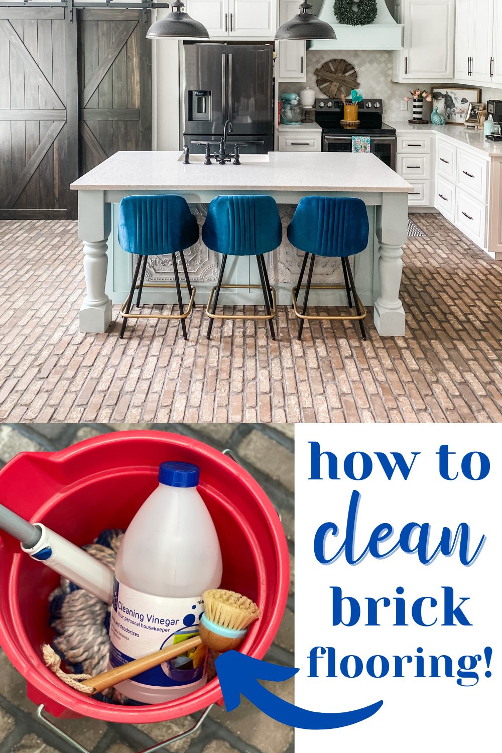 how to clean brick flooring ReFabbed