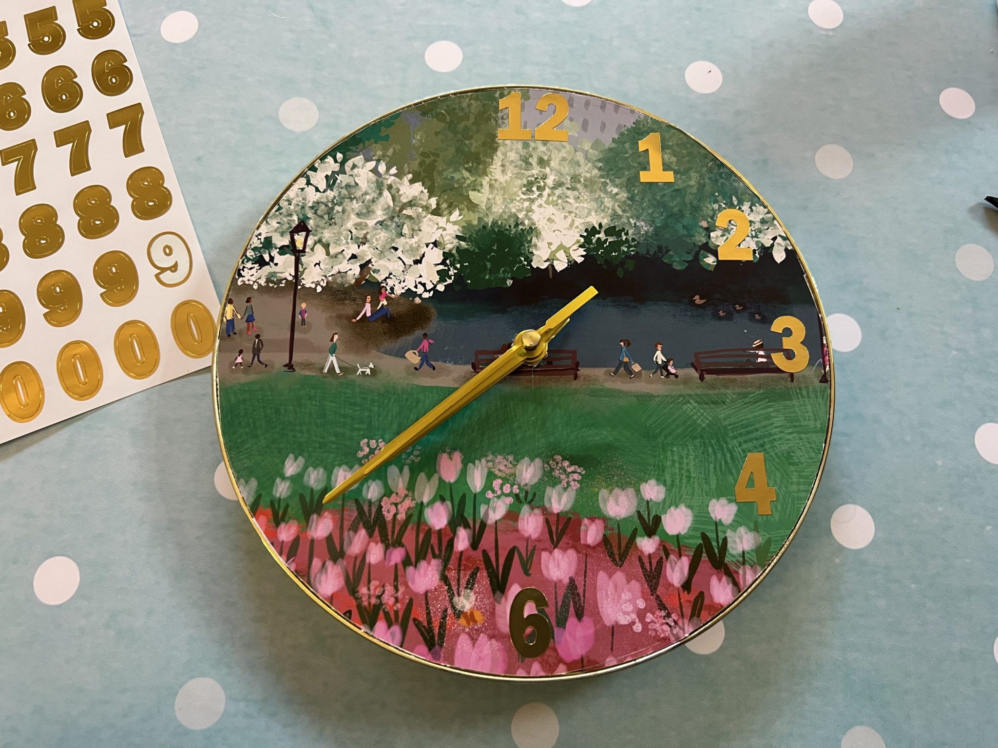 diy hobby lobby clock makeover ReFabbed