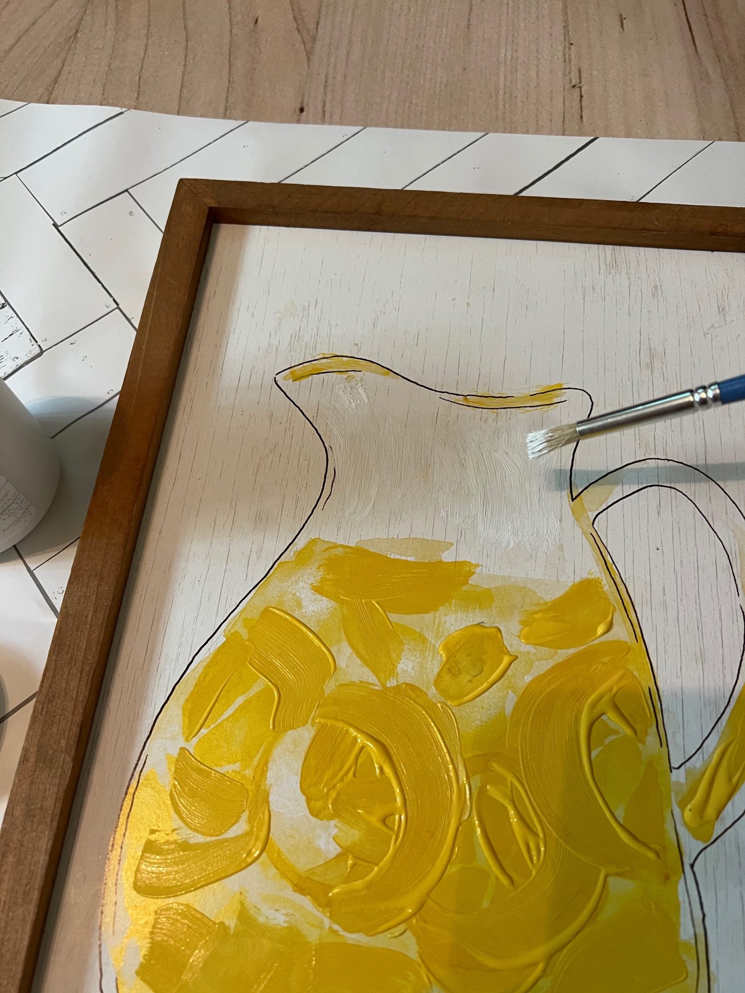 how to add texture to paint using caulk ReFabbed