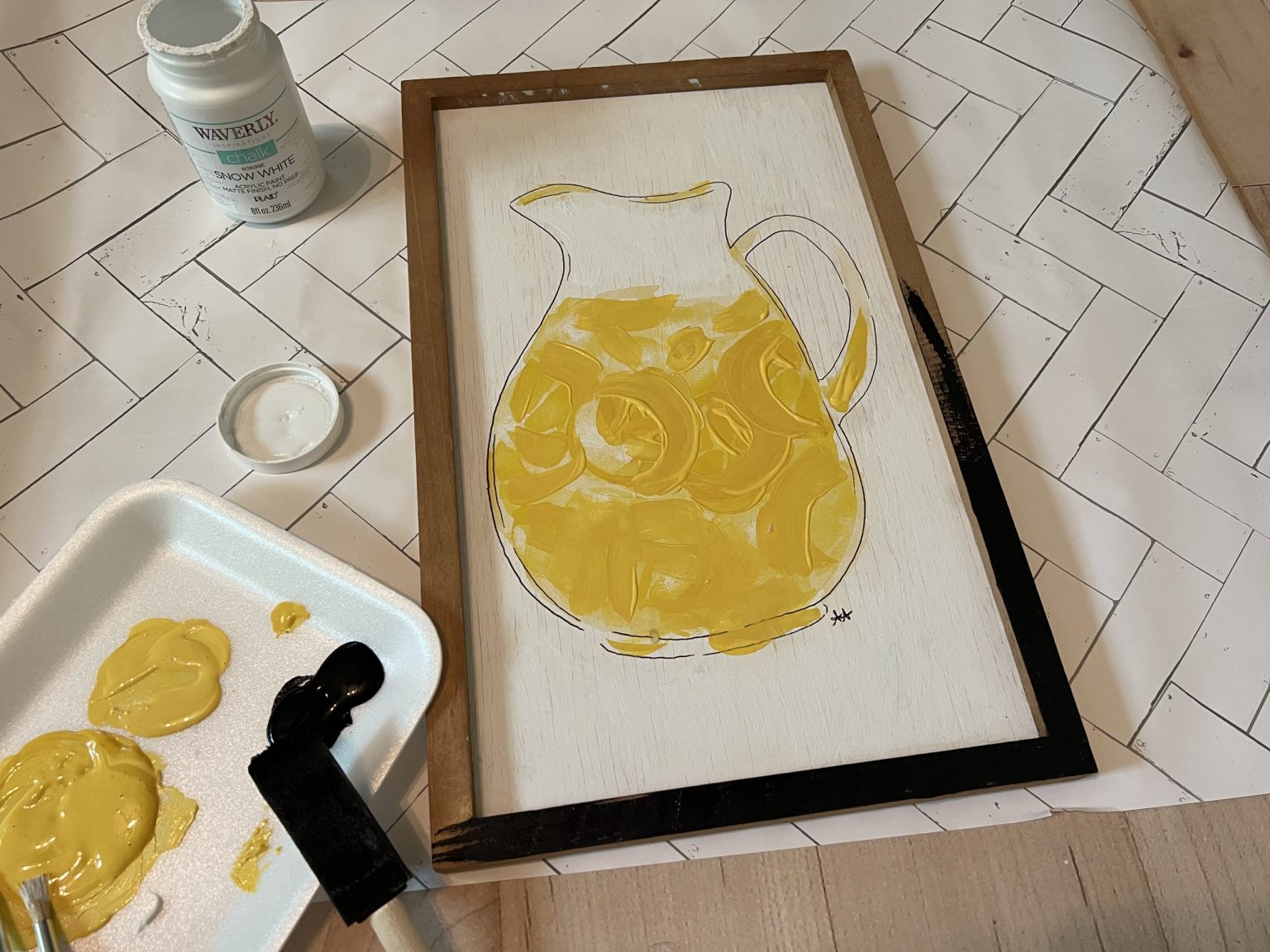 how to add texture to paint using caulk ReFabbed