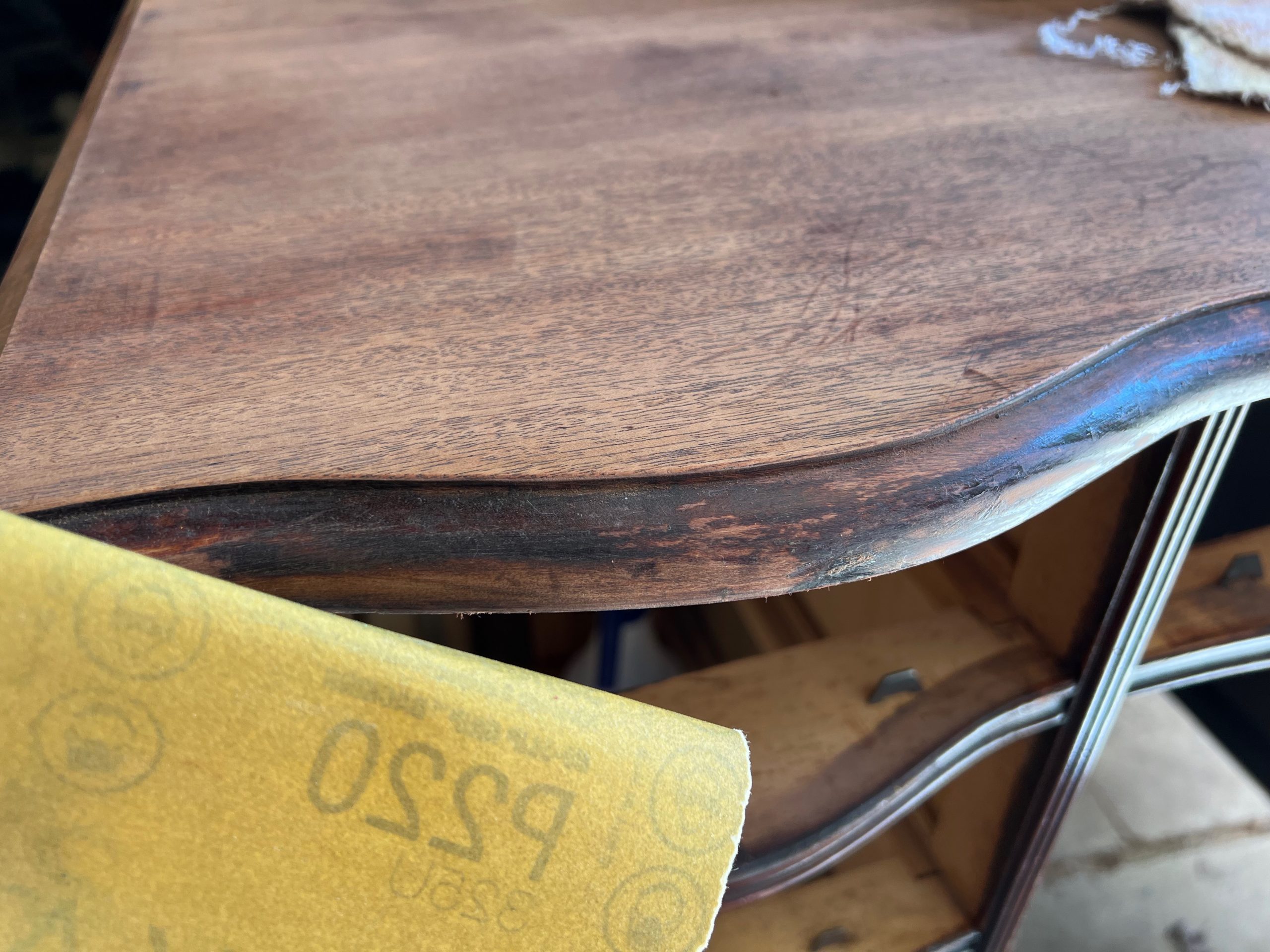 how to bleach wood veneer furniture using household bleach ReFabbed