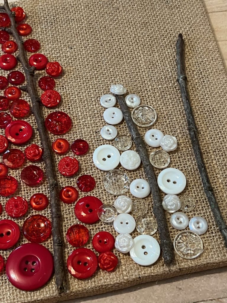 how to make christmas trees with buttons ReFabbed