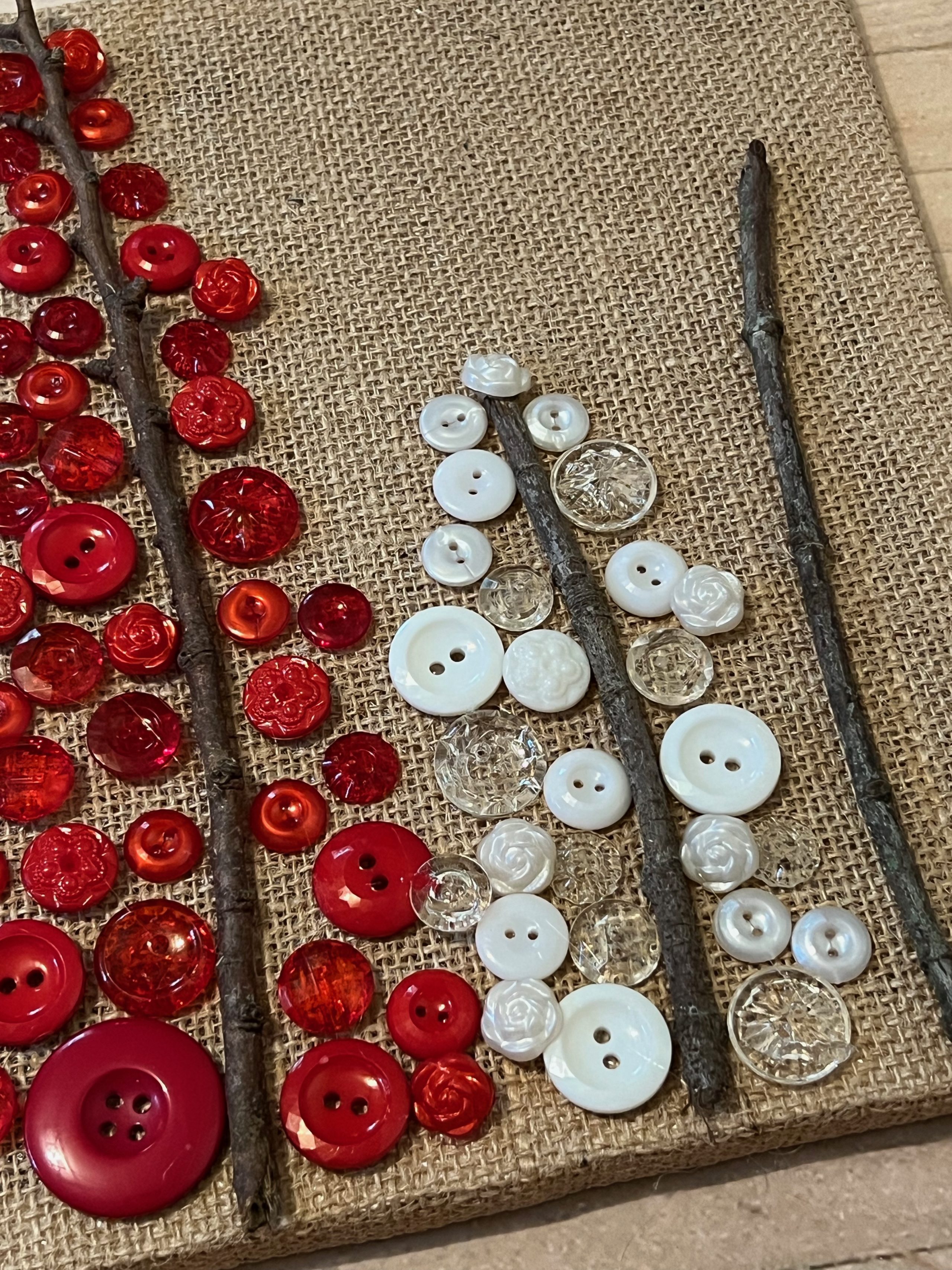 how to make christmas trees with buttons ReFabbed