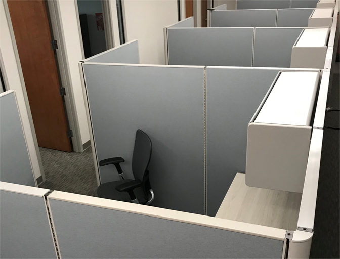 Remanufactured Herman Miller Action Office Series 2 Workstations